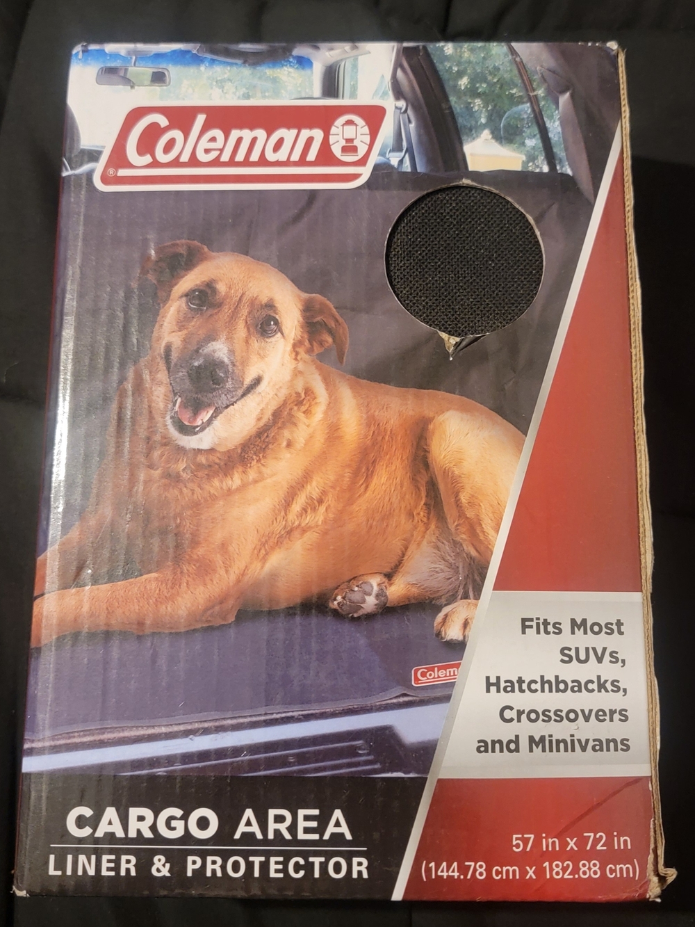 Coleman Black and Red Cargo Area Liner & Protector for Pets